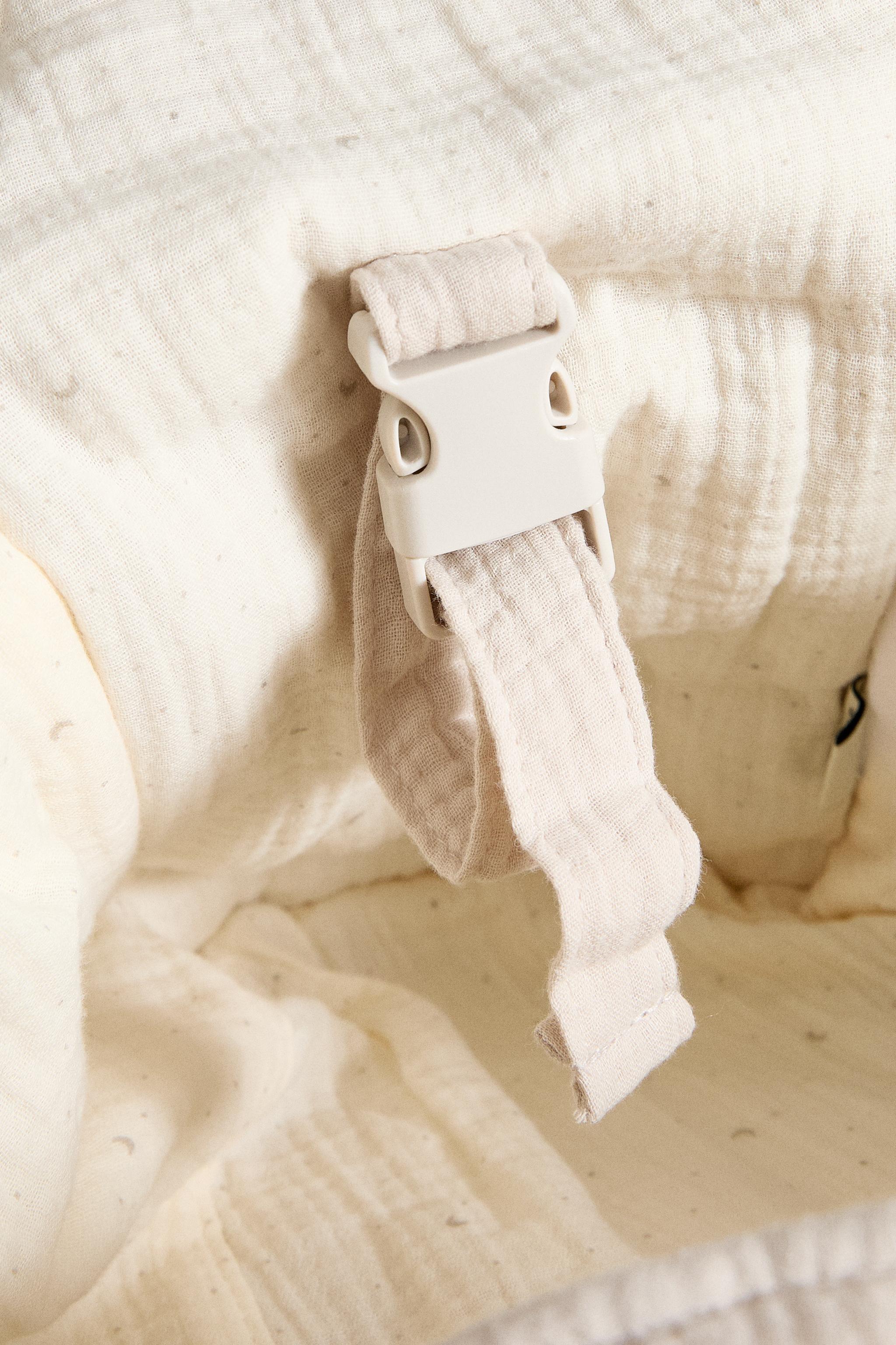 COTTON DIAPER BAG WITH A MOON